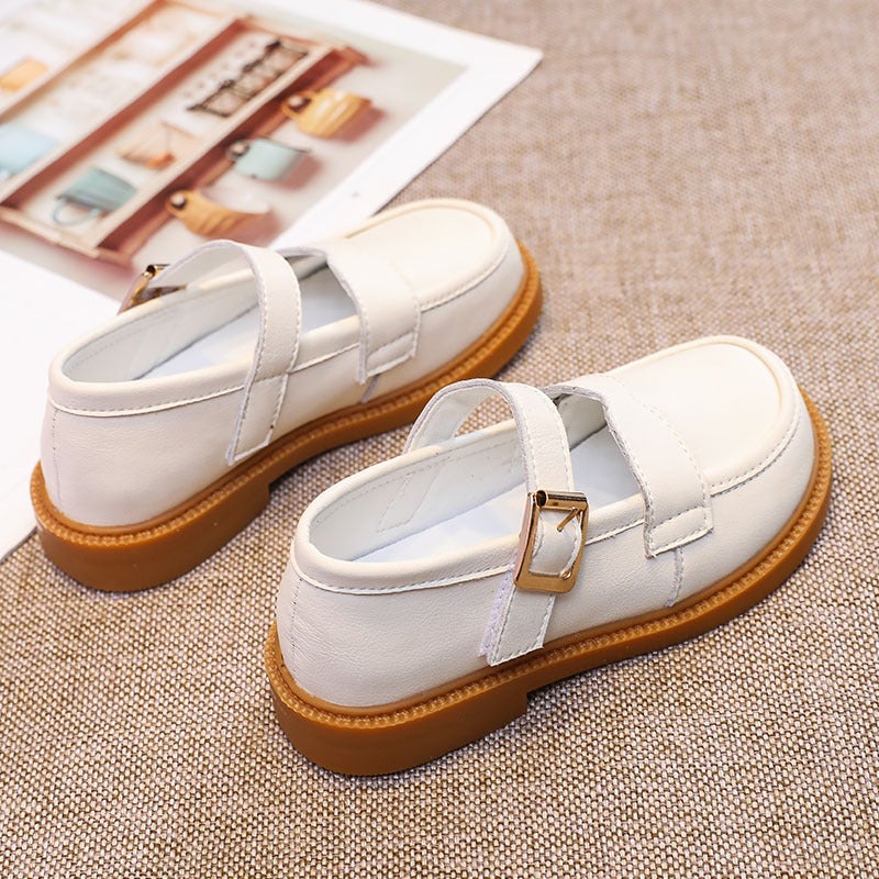 Girls' Leather Shoes Soft Sole Princess Shoes Genuine Leather 2025 British Style Performance Shoes Children'S Students Black Children'S Shoes - Image 5