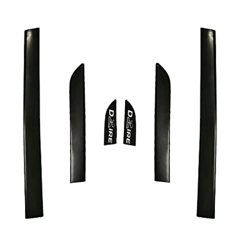 AUTOXYGEN Black Side Door Beading/Door Guard/Door Protector for Swift Dzire (2016 & Earlier) (Set Of 6 Pcs.) - Image 5