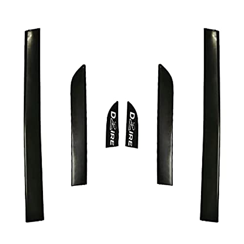 AUTOXYGEN Black Side Door Beading/Door Guard/Door Protector for Swift Dzire (2016 & Earlier) (Set Of 6 Pcs.) - Image 1