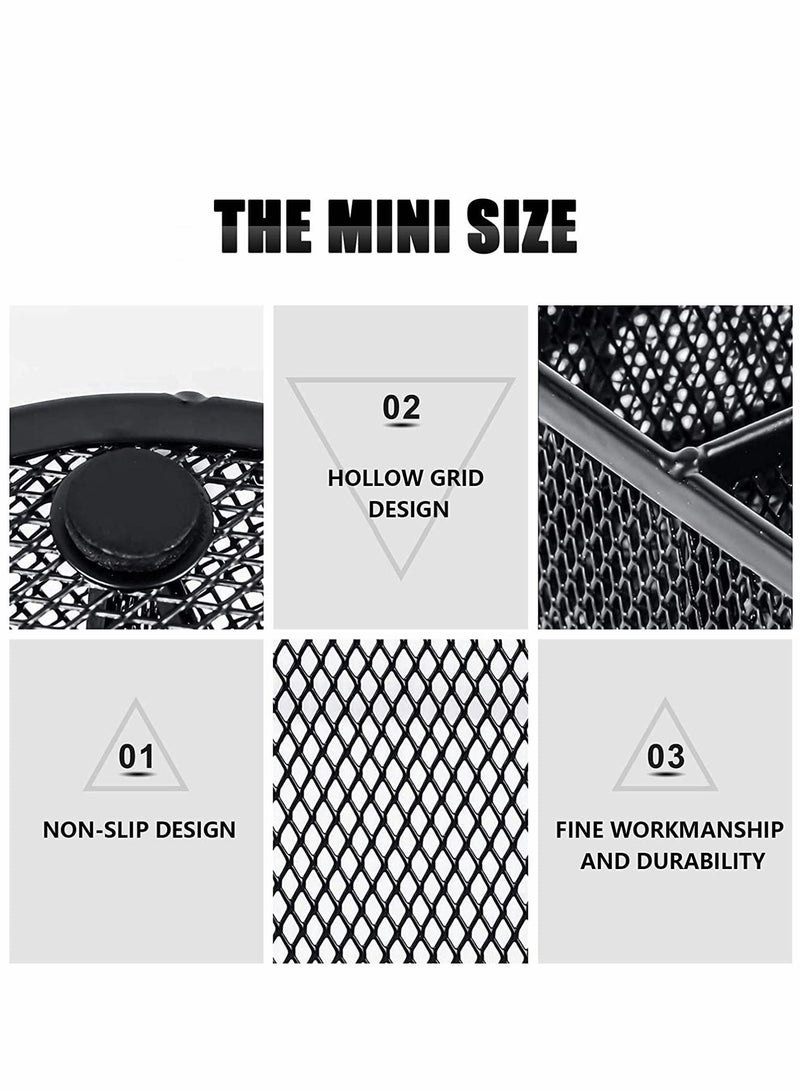 SYOSI Desk Organizer with Drawer, Desktop Organizer and Accessories with 9 Compartments for Pen Pencil Organizer Holder, Black - Image 5