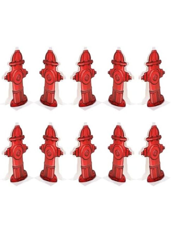 ميكينونا واقعية عمود تدريب المرحاض للكلاب صنبور حريق 10 قطع ملحقات مرحاض الحيوانات الأليفة في الأماكن المغلقة - Image 2