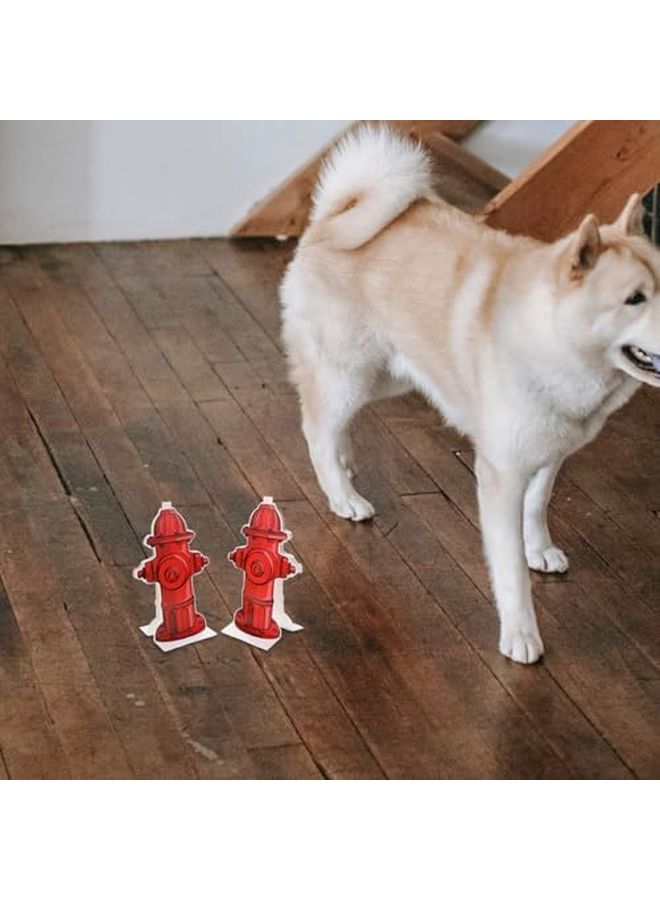 ميكينونا واقعية عمود تدريب المرحاض للكلاب صنبور حريق 10 قطع ملحقات مرحاض الحيوانات الأليفة في الأماكن المغلقة - Image 5