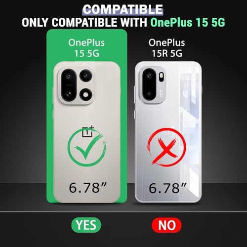 KC Back Cover for OnePlus 15 - Electroplated Chrome Metal Ring Soft Silicone Round Silver Spinning Wheel Kickstand Holder Camera Protection Shockproof Bumper Case (White) - Image 2