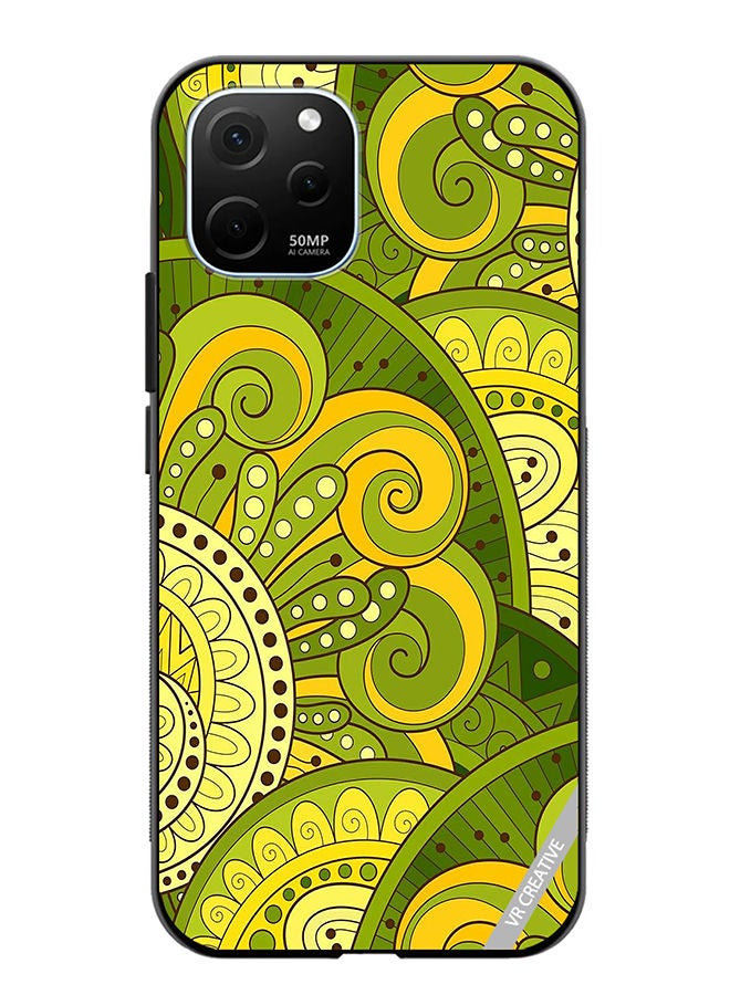 VR CREATIVE Protective Case Cover For Huawei Enjoy 50z Flower Design Multicolour - Image 1