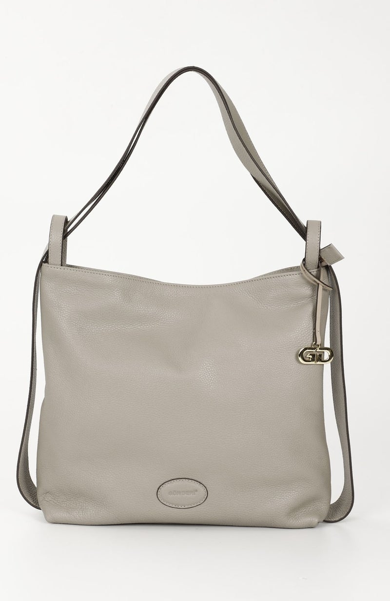 Gönderi(r) Gon Platinum Genuine Leather Large Size Women's Shoulder and Backpack Bag B7740  - Image 3