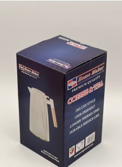 Homemaker Premium 1.3L Silver Tea & Coffee Flask – Hot & Cold Retention, Elegant Design, Made in Turkey, Hand Wash  - Image 2