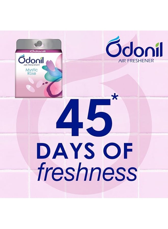 مكعبات معطر جو أودونيل للحمام والمرحاض - 288 غرام (4 × 72 غرام) | معطر بزيوت عطرية | حماية من الجراثيم | يدوم طويلاً | يدوم حتى 45 يومًا | معطر جو للحمام والمرحاض والمنزل والمكتب - Image 2