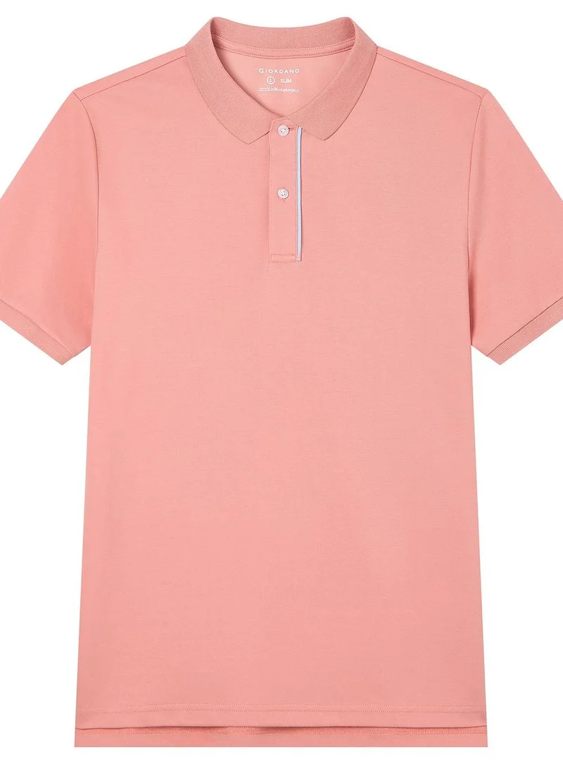Giordano  Men Slim Cotton Nylon Pique Polo for Men | Best Price UAE