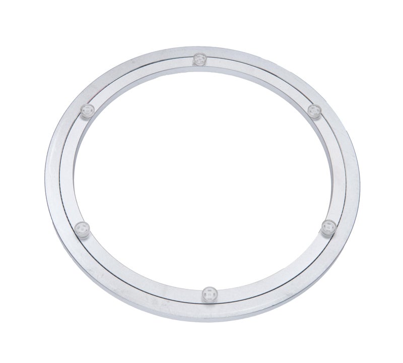 Dailydanny Aluminum Heavy Duty Lazy Susan Rotating Turntable Bearing Swivel Plate Hardware for DiningTable 14 inch