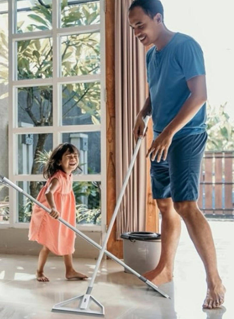 Multifunction Magic Broom Floor Scrub Brush with Long Handle，Squeegee Broom for Floor, Silicone Broom for Floor Cleaning, Magic Broom Sweeper for Living Room, Kitchen, Bathroom - Image 2