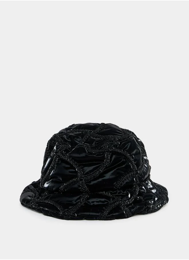 Styli Embellished Bucket Hat