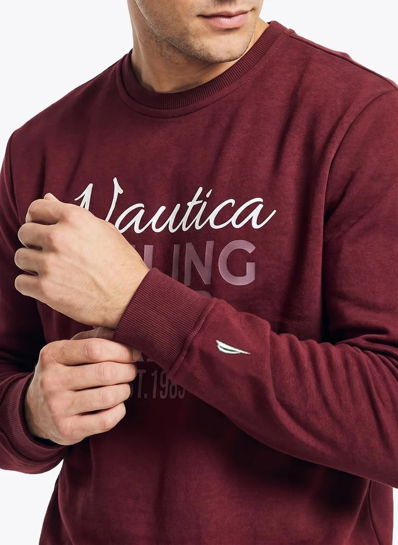 Nautica  Men Hooded Pullover Long Sleeve Sweatshirt  | Best Price UAE