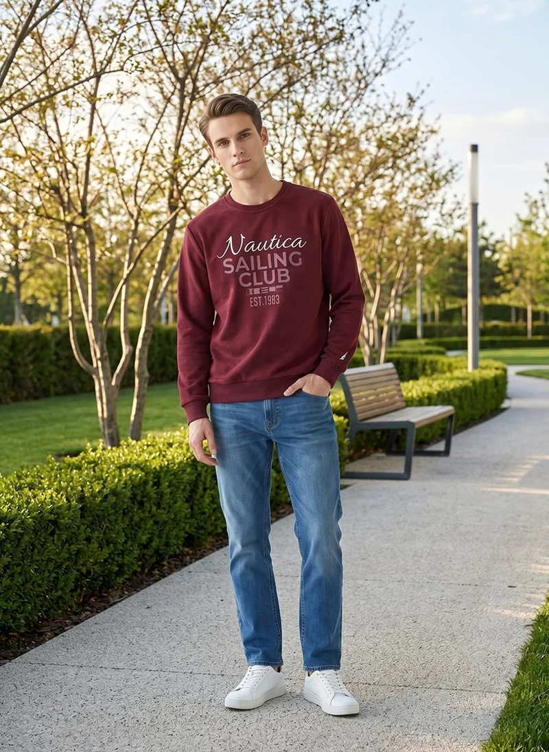 Nautica  Men Hooded Pullover Long Sleeve Sweatshirt  | Best Price UAE