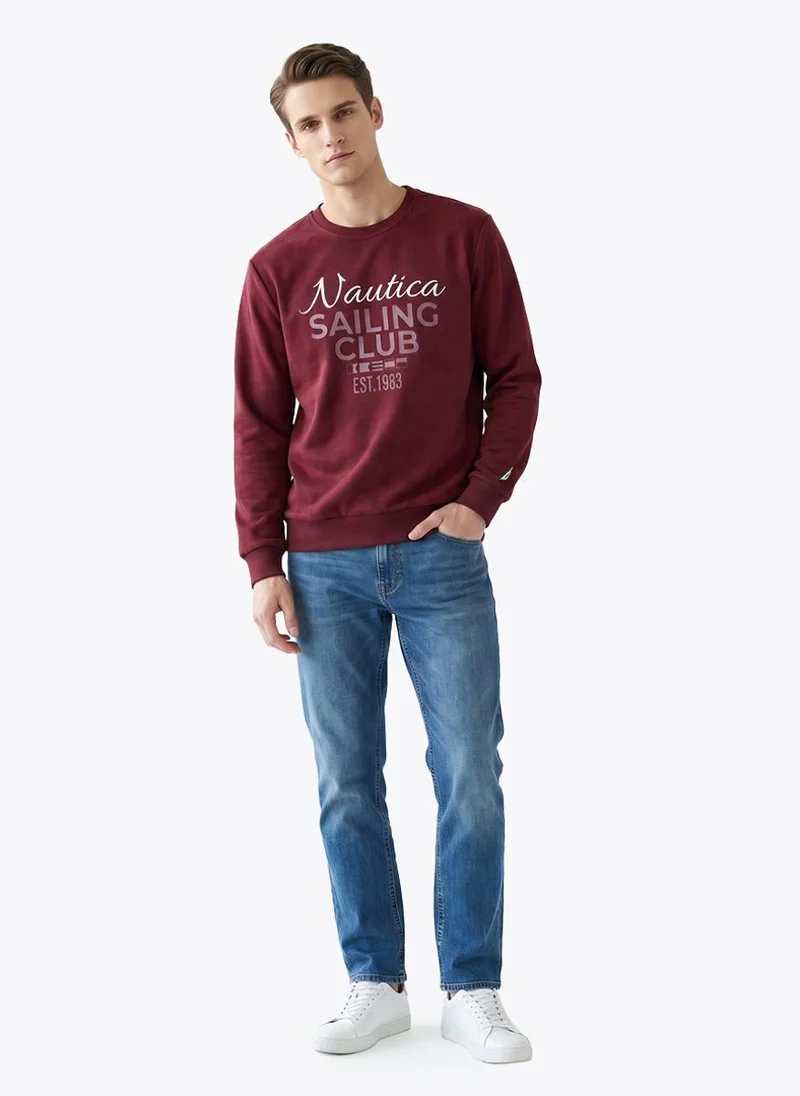 Nautica  Men Hooded Pullover Long Sleeve Sweatshirt  | Best Price UAE