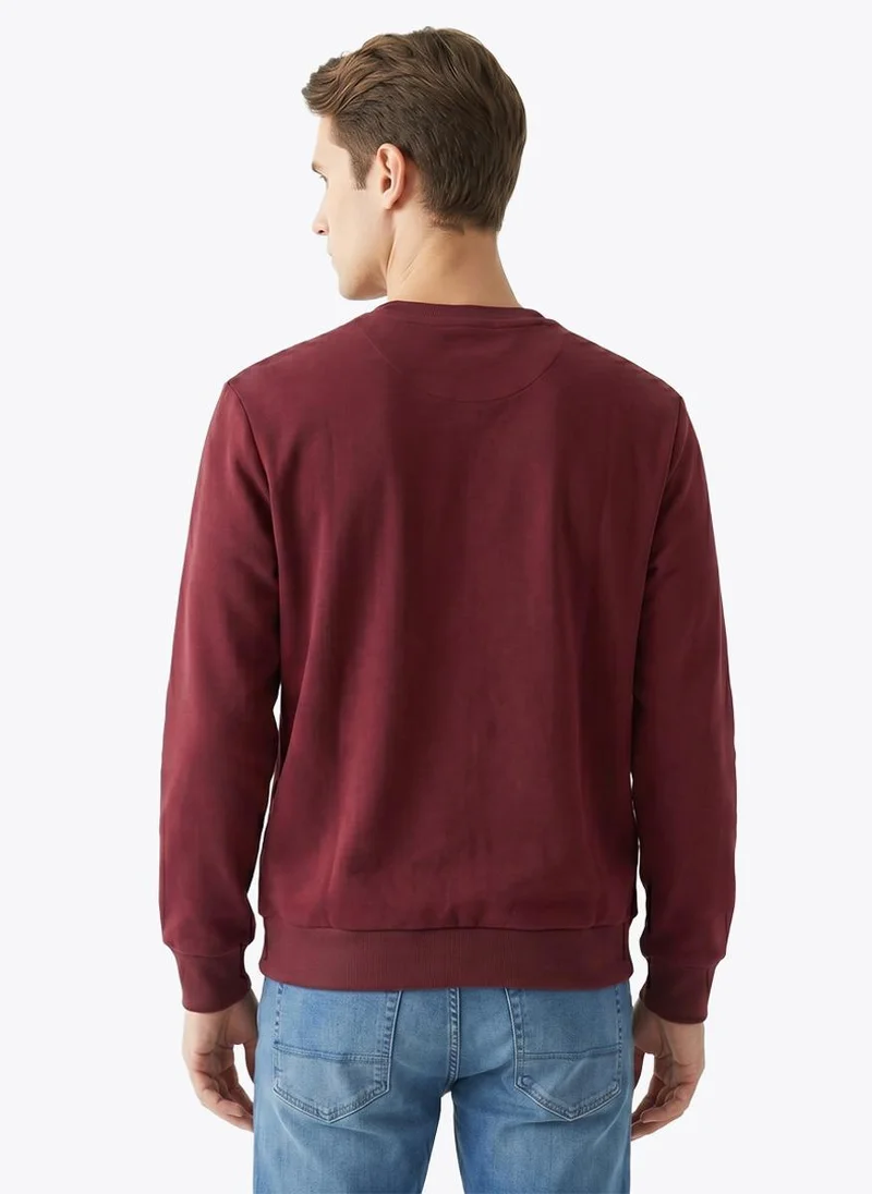 نوتيكا Men Hooded Pullover Long Sleeve Sweatshirt
