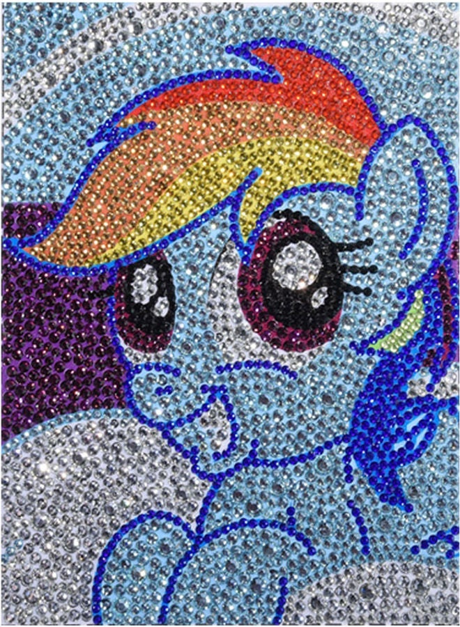 NIBEMINENT 5D DIY Cartoon Diamond Painting Blue/Yellow/Red - Image 1