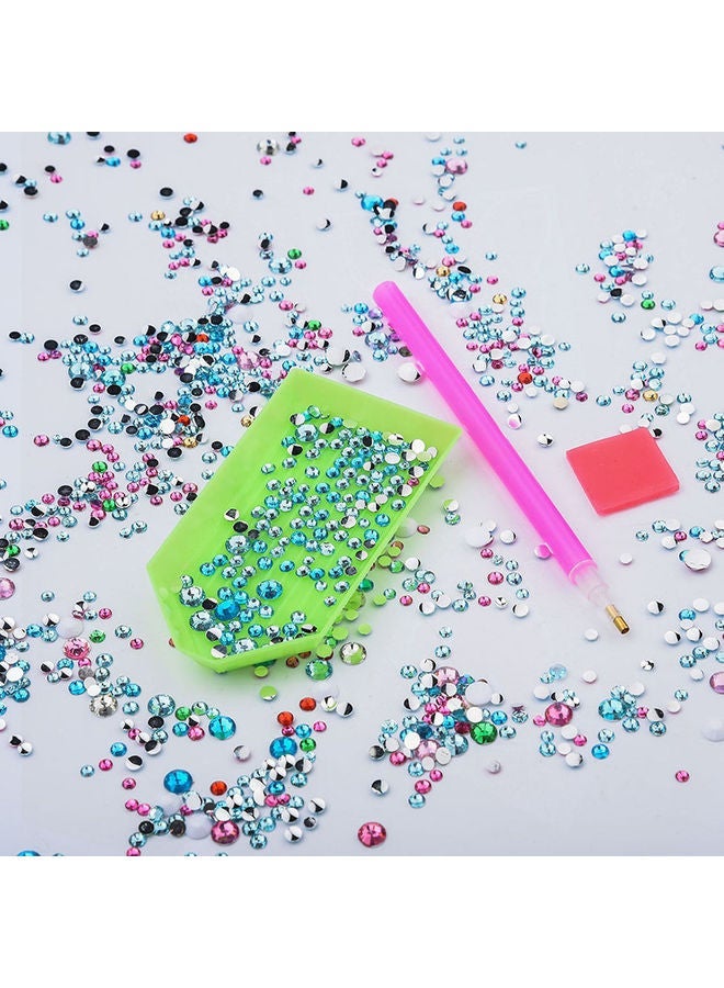 NIBEMINENT 5D DIY Cartoon Diamond Painting Blue/Yellow/Red - Image 2