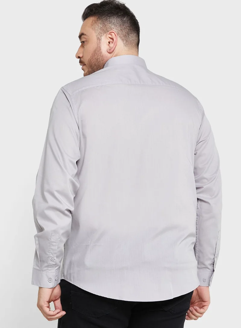 Robert Wood Essential Easy Iron Plus Size Shirt