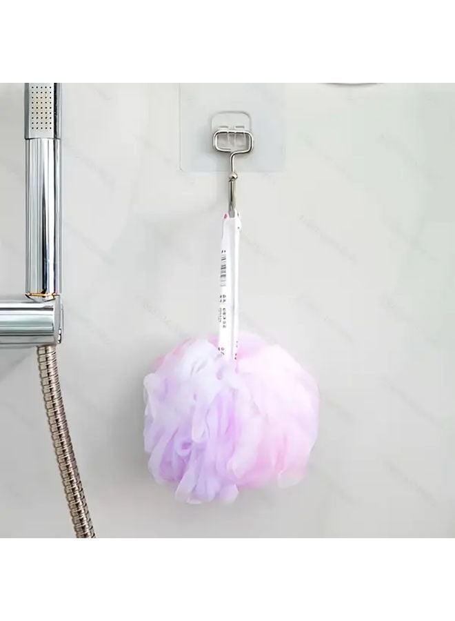 5Pcs Transparent Adhesive Hooks Strong Adhesive Nail Free Enlarged Hooks For Door Wall - Image 1