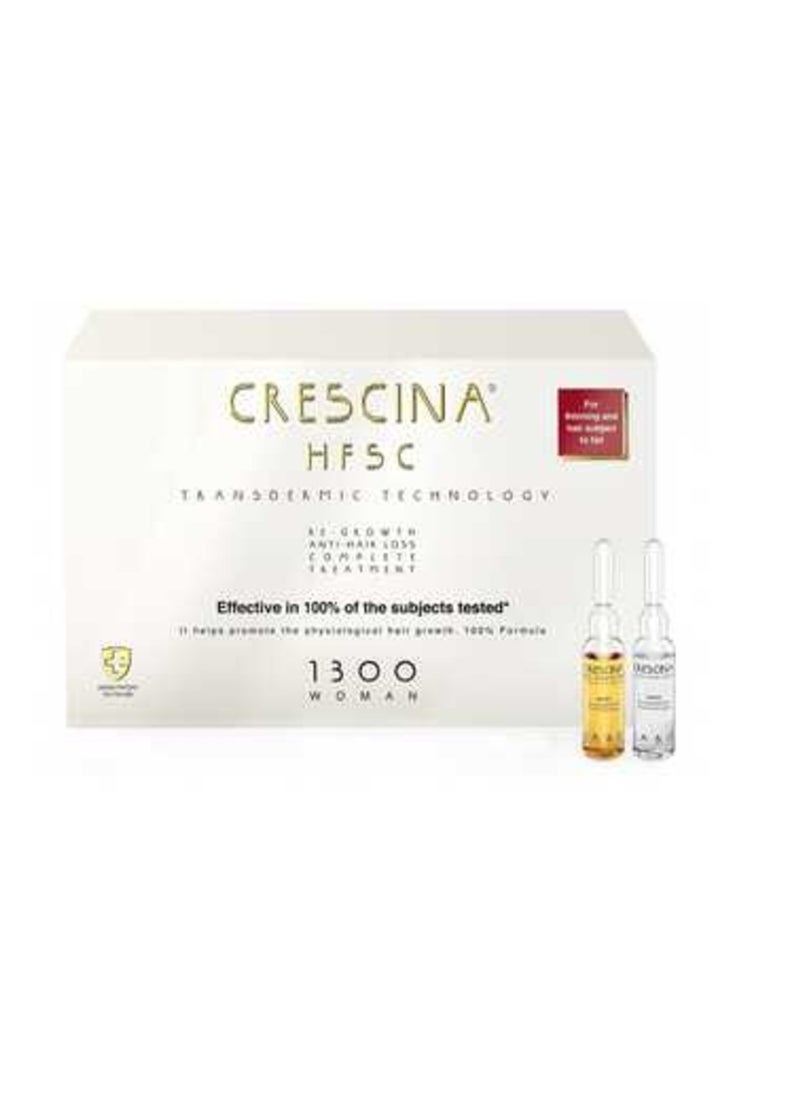 CRESCINA Crescina Hfsc 1300 Women Hair Complete Kit10+10, 3.5Ml 