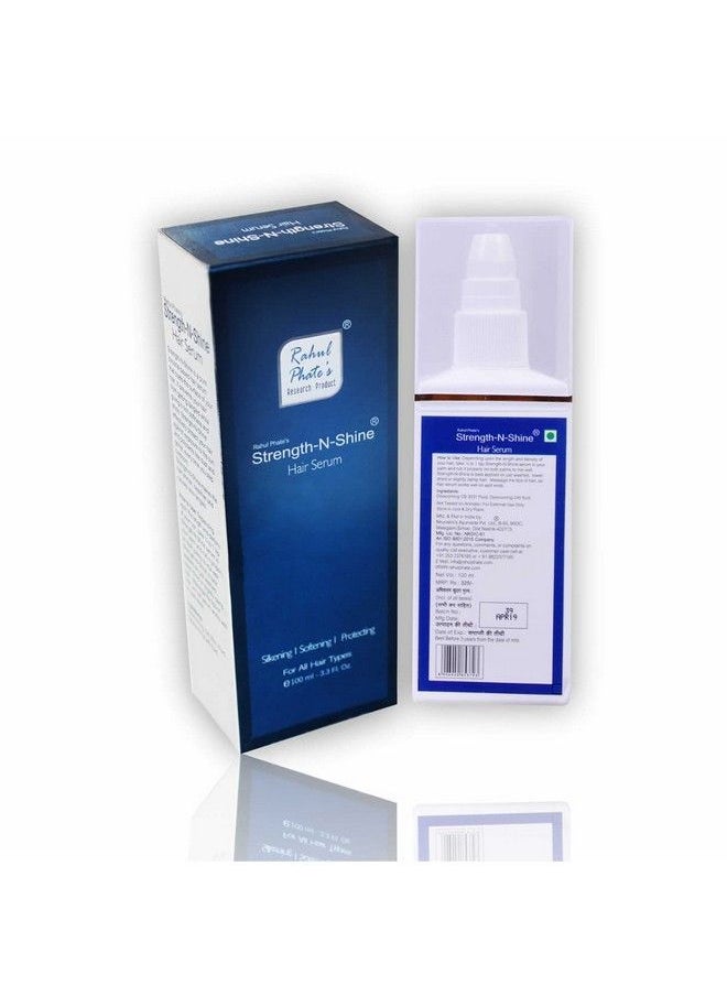 Rahul Phate's Research Product S Strengthnshine Hair Serum ; For Hair Fall Control & Breakage ; For Dry Roughsmooth & Silky Hair ; For Women & Men 80Ml  - Image 3