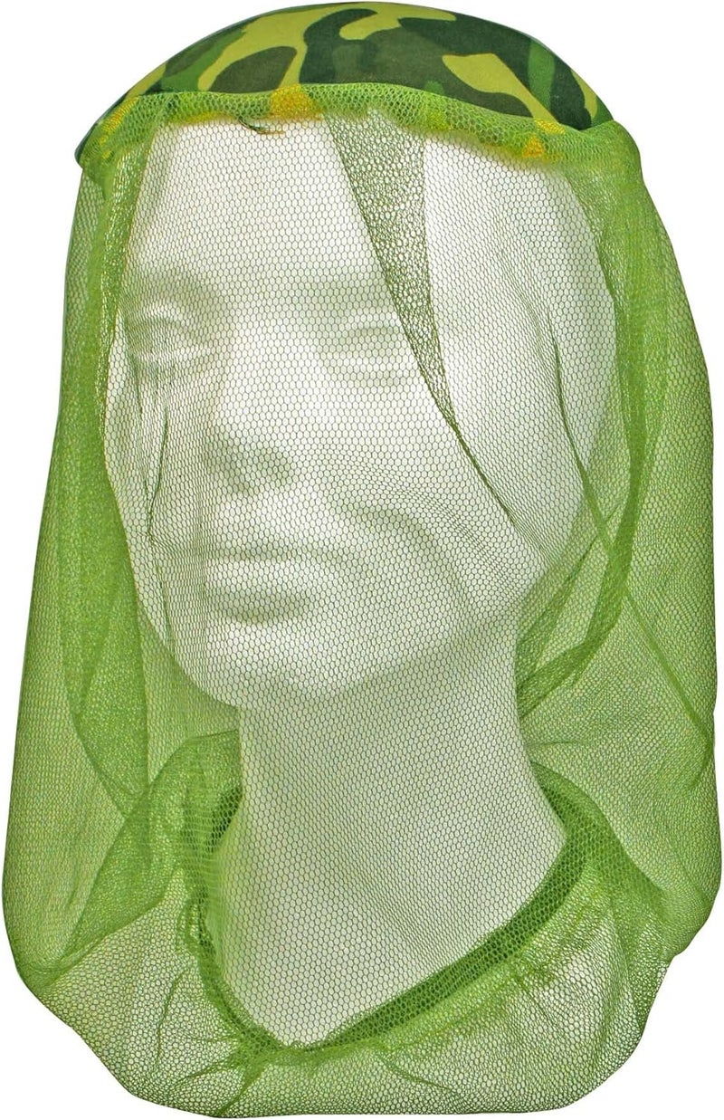 SE Camouflage Mosquito Head Net - One Size Fits Most, Foldable & Breathable, for Outdoor Protection - OD-422MH