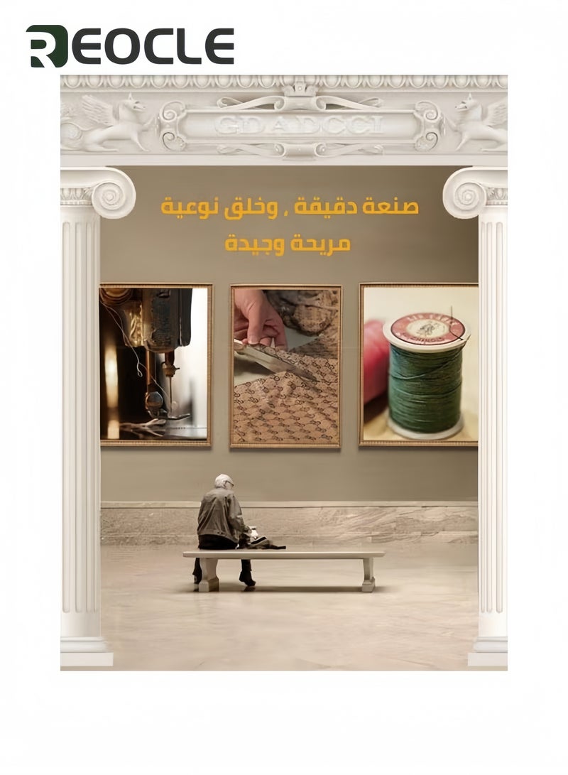 ريوكل ملابس داخلية رجالية بوكسر مضادة للبكتيريا من القطن الخالص مطبوعة، سراويل بوكسر عصرية مكونة من 3 قطع في صندوق هدايا - Image 5