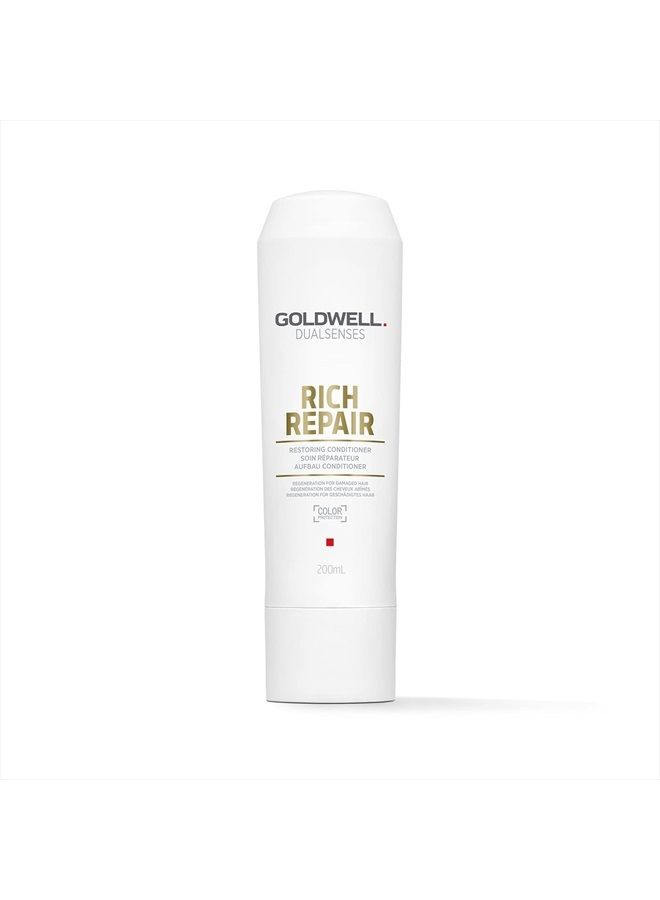 Goldwell Dualsenses Rich Repair Restoring Conditioner, 6.76 Fl Oz - Image 1