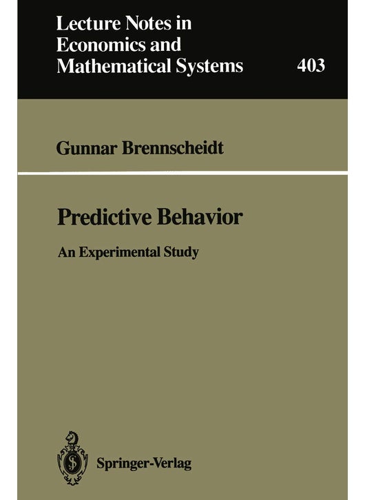Predictive Behavior: An Experimental Study