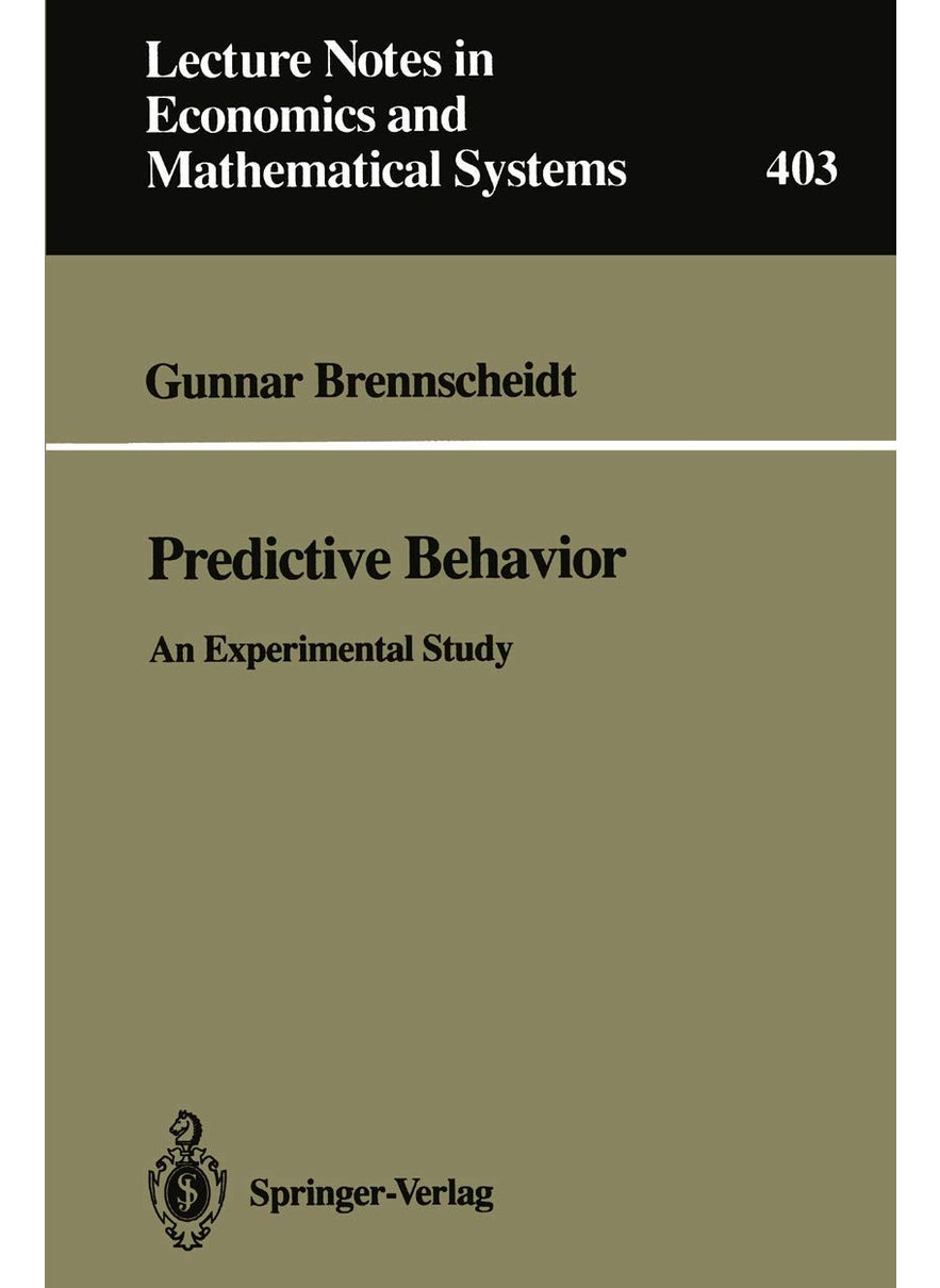 Predictive Behavior: An Experimental Study 