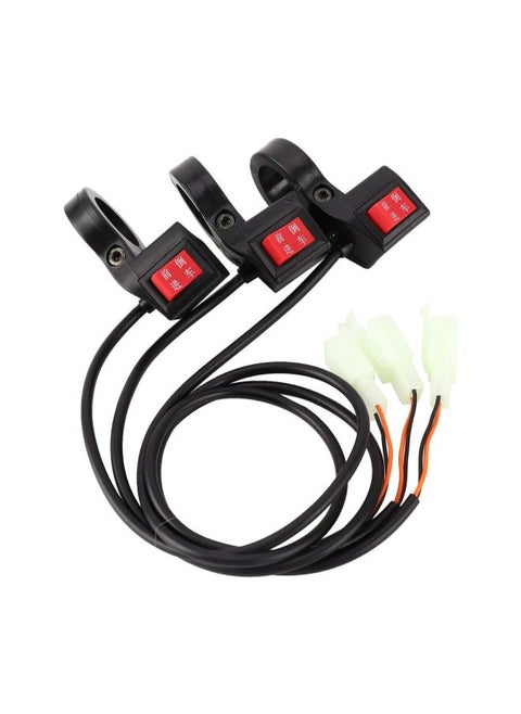 3Pcs Electric Scooter Handlebar Forward and Reverse Gear Switch Replacement Multifunction Electric Bike Forward/Reverse Button Switch for E Bike