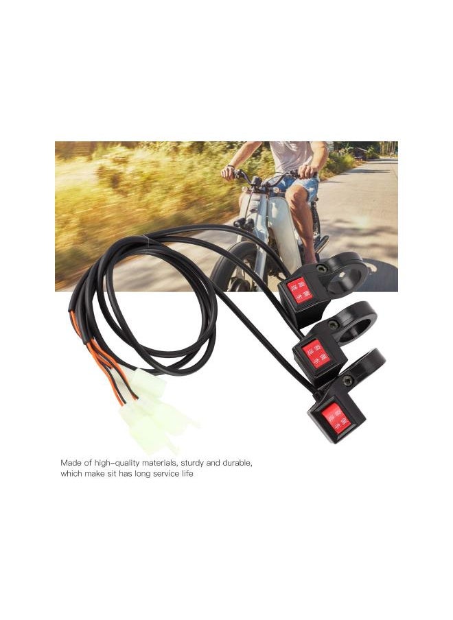 silvercnc - 3Pcs Electric Scooter Handlebar Forward and Reverse Gear Switch Replacement Multifunction Electric Bike Forward/Reverse Button Switch for E Bike - Image 1