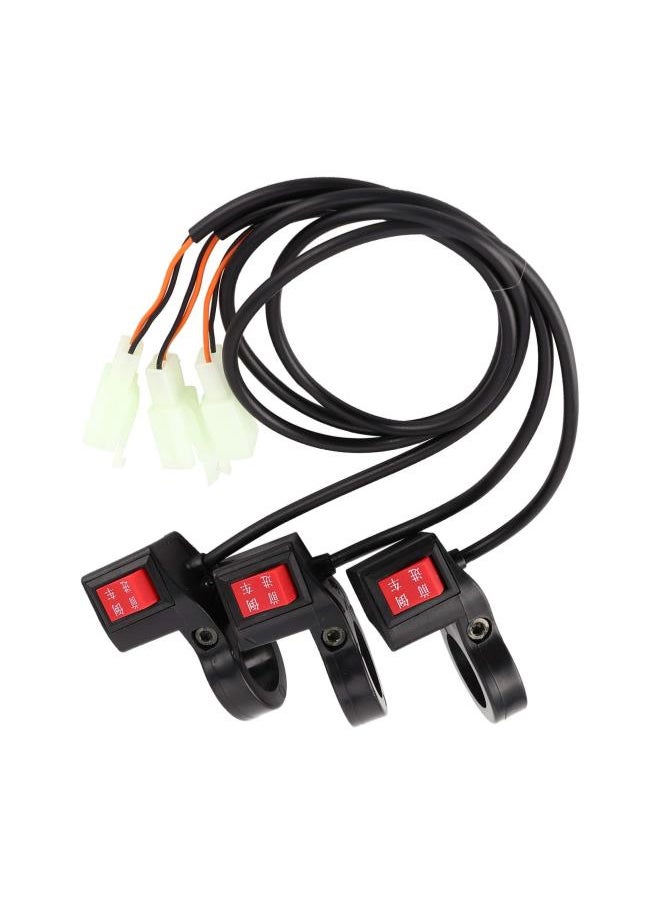 silvercnc - 3Pcs Electric Scooter Handlebar Forward and Reverse Gear Switch Replacement Multifunction Electric Bike Forward/Reverse Button Switch for E Bike - Image 1