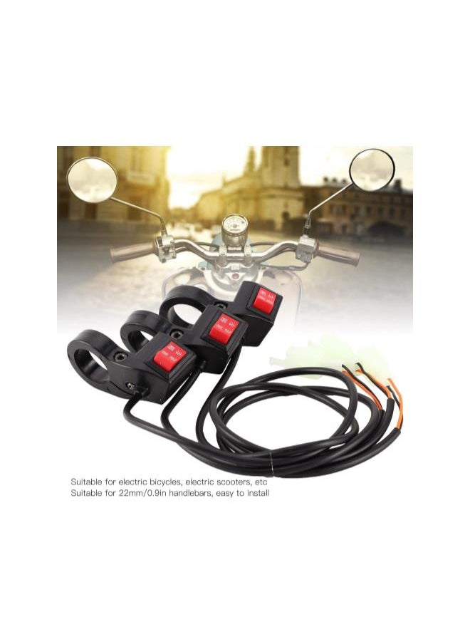 silvercnc - 3Pcs Electric Scooter Handlebar Forward and Reverse Gear Switch Replacement Multifunction Electric Bike Forward/Reverse Button Switch for E Bike - Image 1