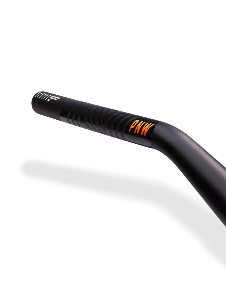 PNW Components Gen 4 Range Mountain Bike Handlebar, 2014 Aluminum Alloy, 800mm Width, Black with Gray (35x38mm) - Image 2
