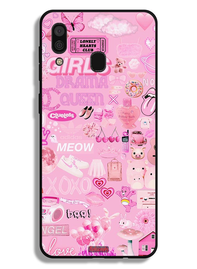 Tolwak Samsung Galaxy A30 Protective Case Cover Girls Drama Queen - Image 1