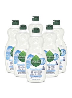 Seventh Generation Dish Soap Liquid, Fragrance Free, 19 fl oz (Pack of 6)  - Image 1