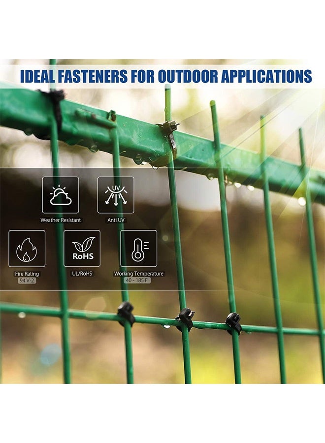 100 Pcs Heavy Duty Cable Ties Multi-Purpose Self-Locking Nylon Cable Cord ManagementBlack Zip Ties Self-Locking Premium Nylon Cable Wire Ties Heavy Duty Black for Indoor and Outdoor - Image 4