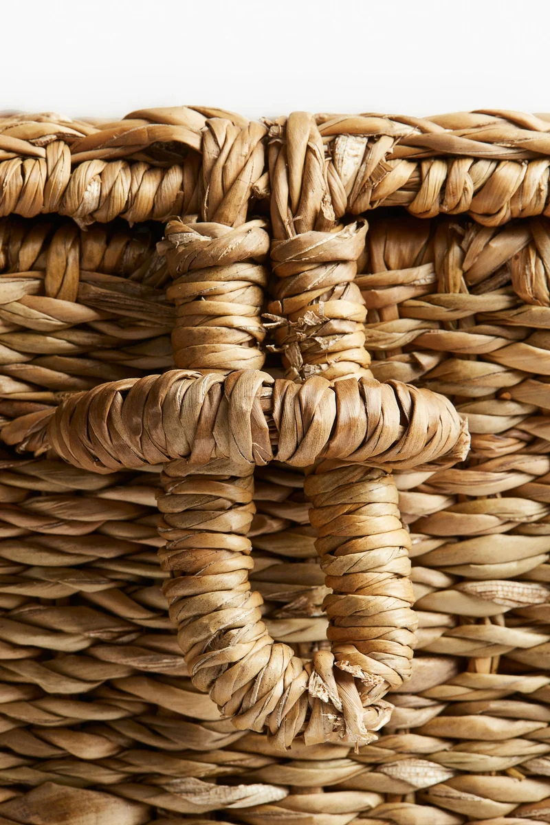 H&M Lidded seagrass storage basket