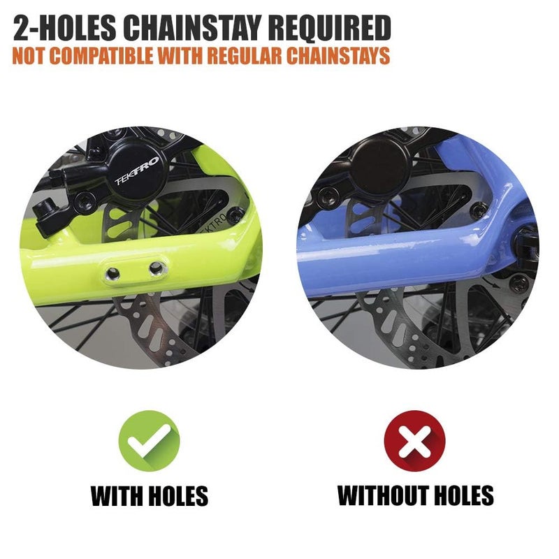 BV Bike Kickstand - Mountain Bike Kick Stand for 24-29" Bicycles - Adjustable Length, Non-Slip Sole, Aluminum Alloy Material - Black Bicycle Kickstand - Image 2