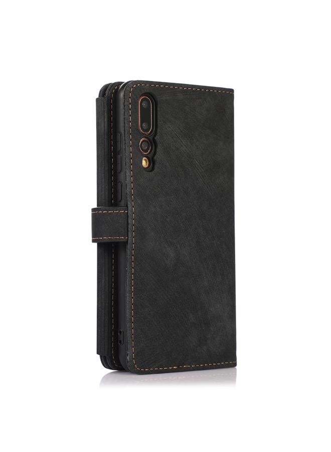 Zaboon Case For Huawei P20 Pro Dream 9-Card Wallet Zipper Bag Leather Phone Case - Image 3