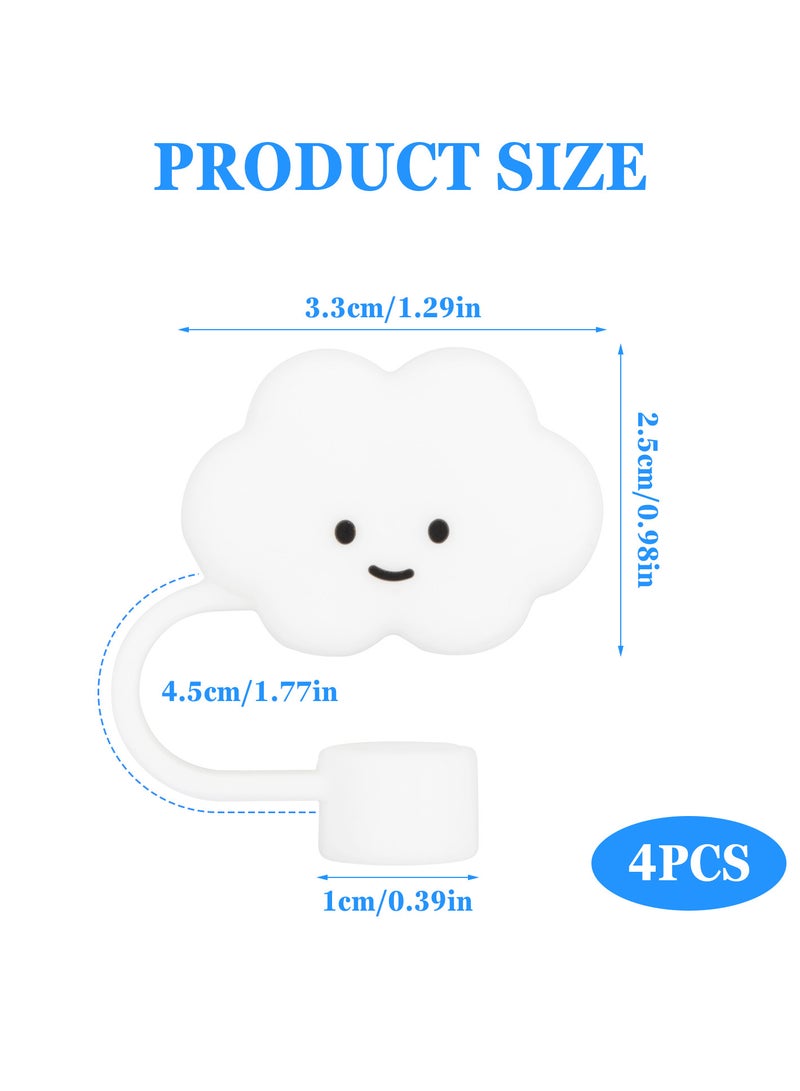 4 Pieces Straw Covers, Dust-Proof Straw Caps for 10mm Straws, Reusable and Durable  - Image 2