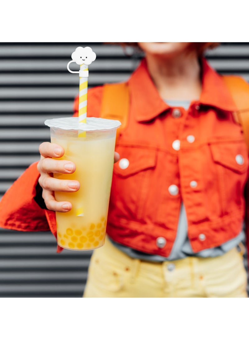 4 Pieces Straw Covers, Dust-Proof Straw Caps for 10mm Straws, Reusable and Durable  - Image 5