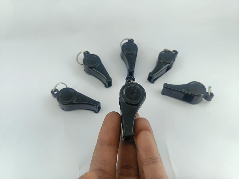 advancedestore Whistle, Loud Plastic Whistle for Referees Coaches Lifeguards Survival Emergency Football Basketball Soccer Hockey (Set of 6) - Image 3