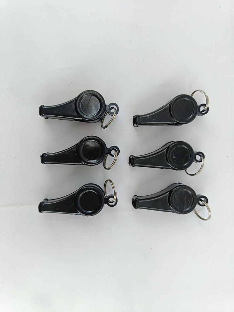 advancedestore Whistle, Loud Plastic Whistle for Referees Coaches Lifeguards Survival Emergency Football Basketball Soccer Hockey (Set of 6) - Image 4