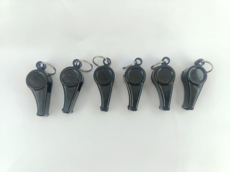 advancedestore Whistle, Loud Plastic Whistle for Referees Coaches Lifeguards Survival Emergency Football Basketball Soccer Hockey (Set of 6) - Image 2