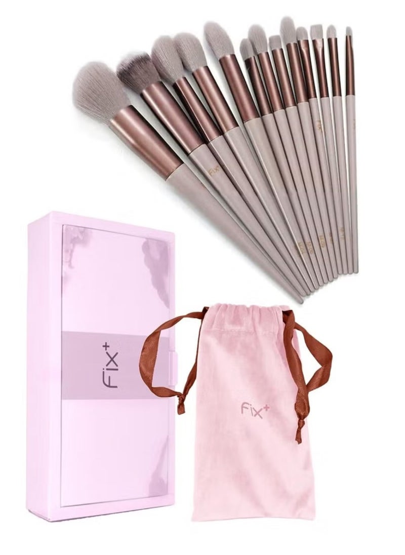 Fix - 13-Piece Professional Makeup Brush Set Multicolour - Image 1