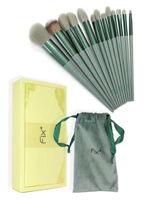 13-Piece Professional Makeup Brush Set Multicolour