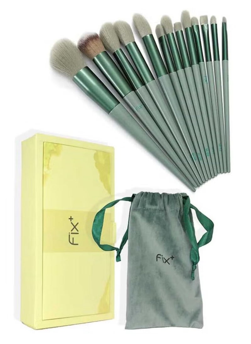Fix - 13-Piece Professional Makeup Brush Set Multicolour - Image 1