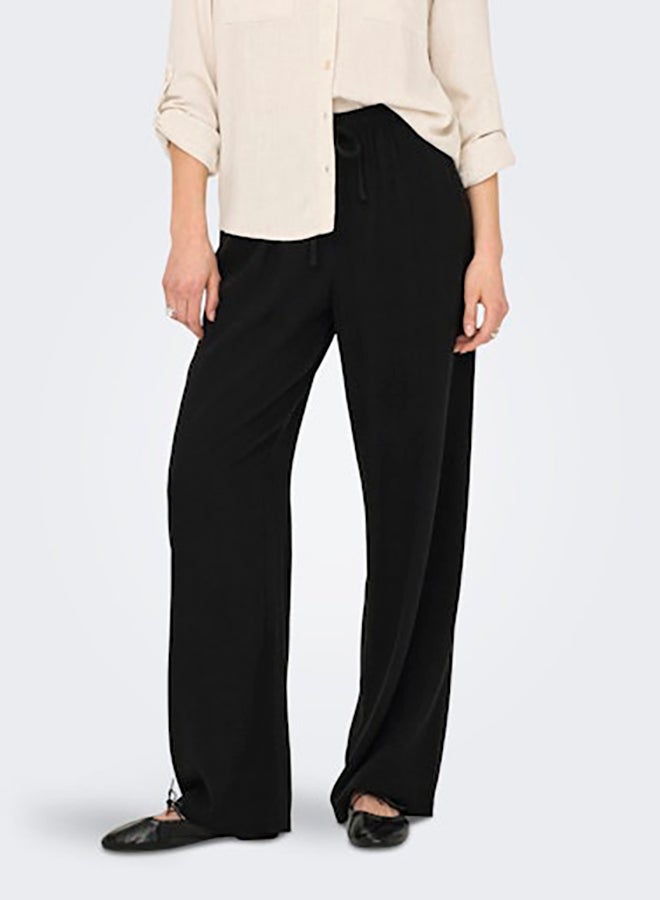 ONLY ONLY Womens Siesta Pull-Up Linen Pant  - Image 2